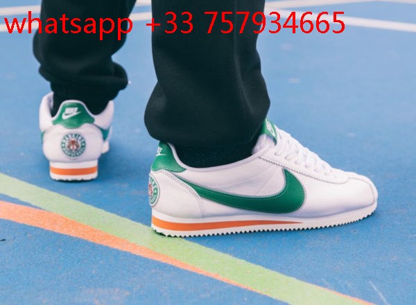 nike cortez femme verte