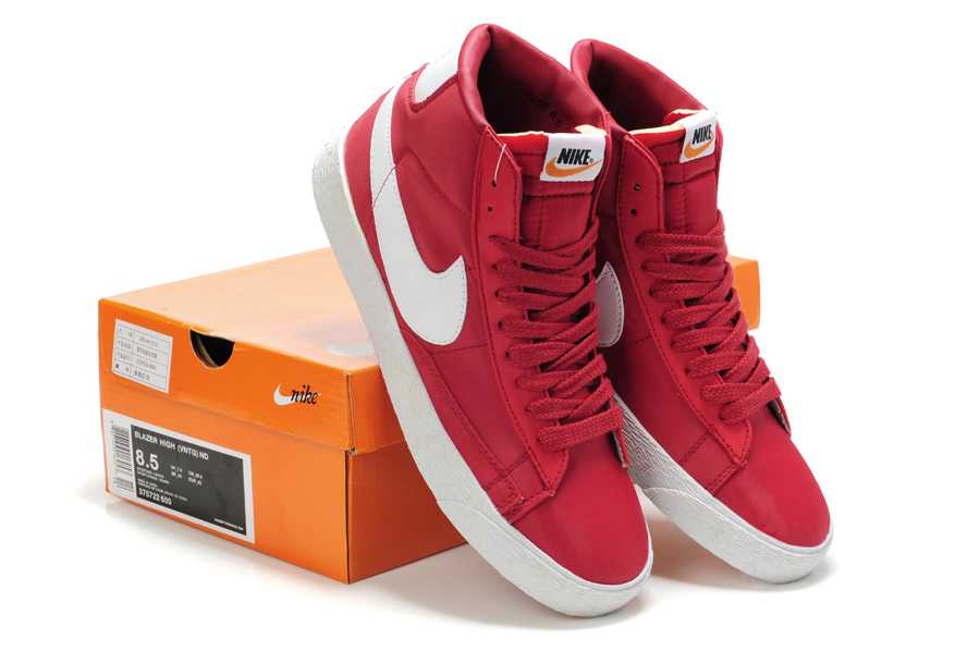 nike blazer high femme rouge