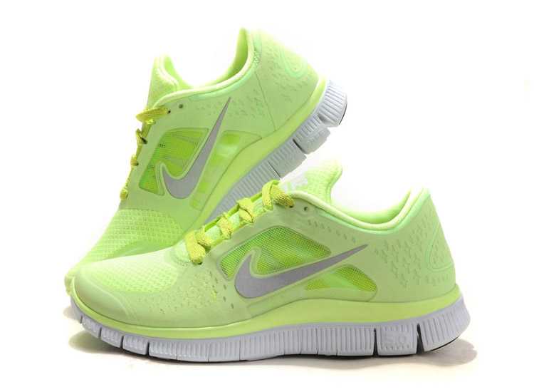 nike running jaune fluo